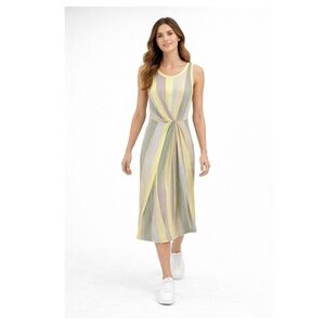 lou & grey softserve slub midi tee dress Lou & Grey | Dresses | Lou Grey Softserve Slub Midi Tee Dress Striped  Womens Xl Sleeveless Tank